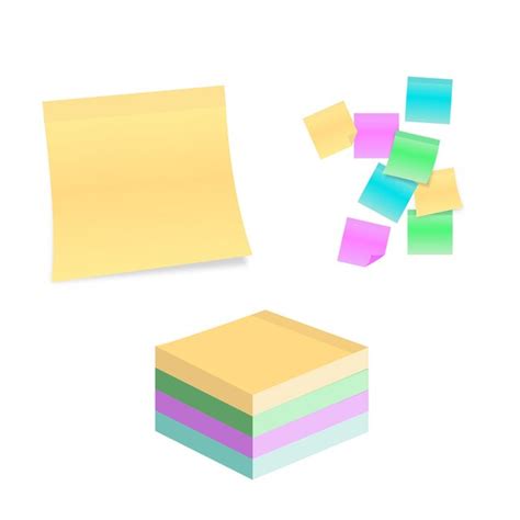 Image result for Colorful Sticky Notes Set