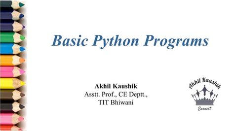 Image result for Python All Basic Programs