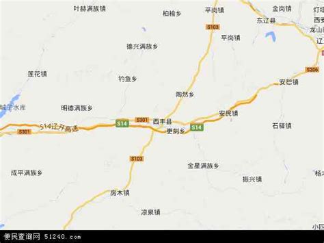 西丰县地图 - 西丰县卫星地图 - 西丰县高清航拍地图 - 便民查询网地图