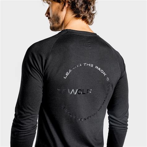 GB | Luxe Long Sleeves Tee - Onyx – SQUATWOLF