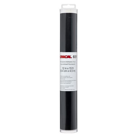 ORACAL® 651 Matte Permanent Adhesive Vinyl Mega Roll, Color: Black ...