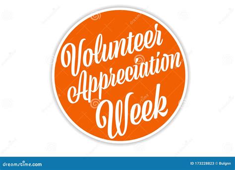 National Volunteer Appreciation Week Holiday Concept. April. Template ...