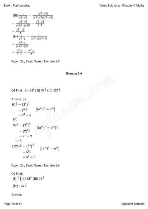 Class 9 Maths Chapter 1 的图像结果