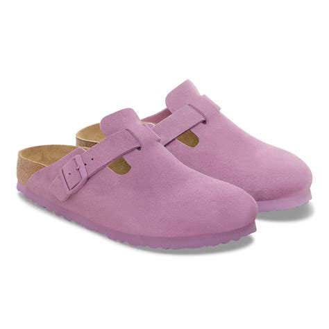 Boston Suede Leather Mauve | BIRKENSTOCK