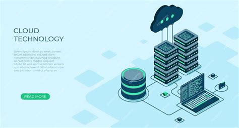 Изометрические облачные технологии с центром обработки данных и ...