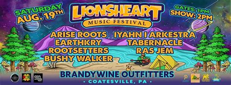 LionsHeart Music Festival, Brandywine Outfitters, Coatesville, 19 ...