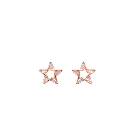 Buy the Rose Gold Classic Star Studs - Silberry