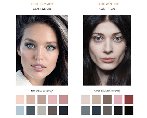 Soft Summer Color Palette, Skin Color Palette, Soft Summer Colors, Winter Colors, Summer Skin ...