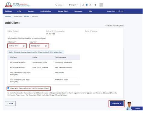 Add Clients (by ERIs) > User Manual | Income Tax Department
