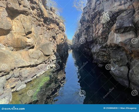 Las Grietas Canyon Galapagos Islands Stock Photo - Image of grietas ...