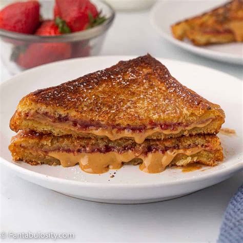 Fried Peanut Butter And Jelly Sandwich Air Fryer PBJ