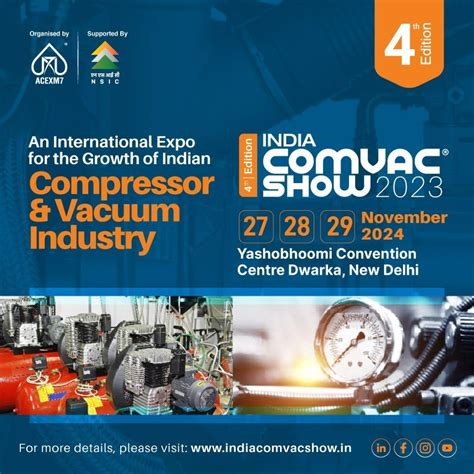 Indian Compressor and Vacuum Industry, International Convention & Expo ...