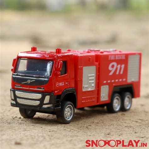 Buy Original Licensed Volvo Fire Rescue Diecast Model Truck Toy (3-10 ...