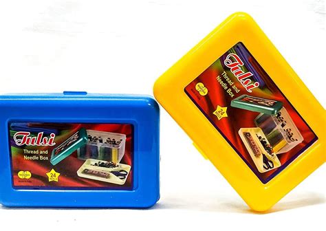 Multicolor Plastic Sewing and Stitching Tailoring Thread & Needle ...