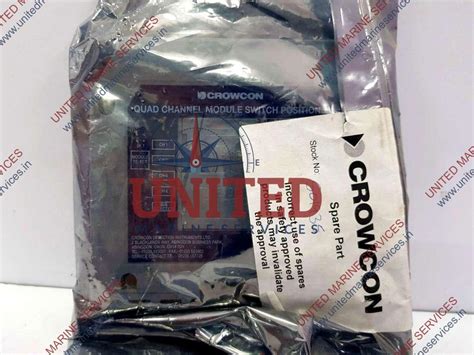 CROWCON QUAD CHANNEL MODULE SWITCH POSITIONS S01935 | United Marine ...
