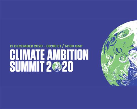 重磅预告：2020年气候雄心峰会将在线直播 |《巴黎协定》通过五周年- 中国生物多样性保护与绿色发展基金会