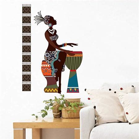 Buy Rawpockets Decal ' African Tribal Women' Multi-Color Large Size ...
