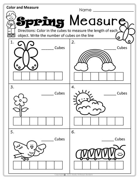 Image result for Springtime Measurement Printable