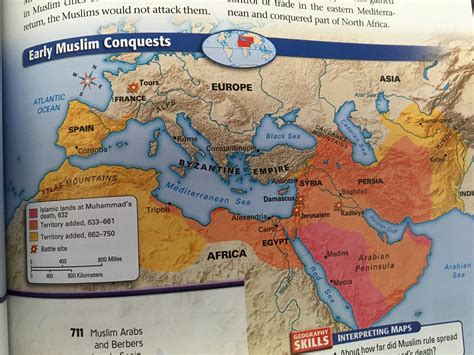Spread Of Islam Map Africa