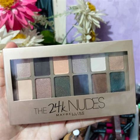 The 24K Nudes Eyeshadow Pallete by MAYBELLINE Original (NEW EXP 2025), Kesehatan & Kecantikan ...