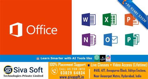 MS Office with AI Training Course | Classroom and Online | Ameerpet ...