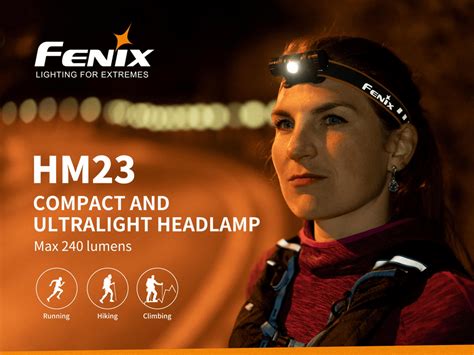 Fenix HM23 Ultra Light Weight Multi-purpose Neutral White LED Headlamp ...