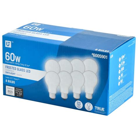 Utilitech 60 -Watt EQ A19 Daylight E26 Dimmable LED General purpose ...