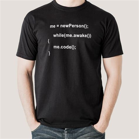 While Awake, I Code T-Shirt - The Developer's Creed - TEEZ.in