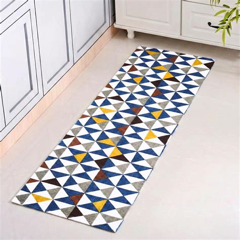 Buy SARAL HOME EASY LIVING Cotton Printed Runner (Turquoise, 50X180 Cm ...