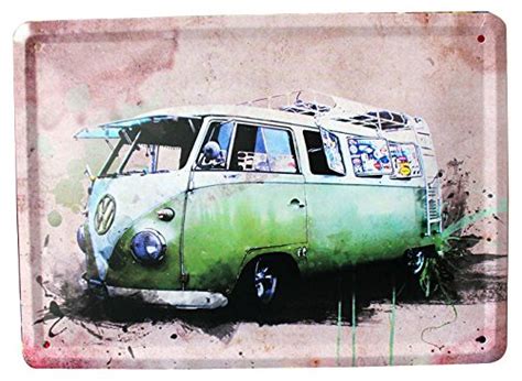 VW BUS Plate Home Letter Poster Metal Tin Signs Home Pub Bar Cafe Wall ...