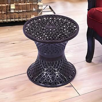 Kuber Industries 1 Pcs Plastic Seating Stool | Both Sided Mesh Damroo ...