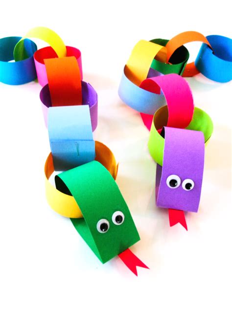 Image result for Print Out Paper Chain Snake