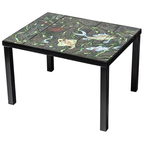 Ceramic Coffee Table For Sale at 1stDibs