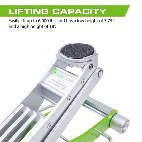 Snapklik.com : ARCAN Tools 3-Ton Quick Rise Aluminum Floor Jack