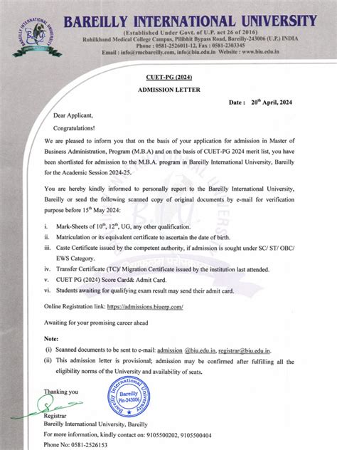 Image result for MBA Application Header Example