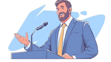 Give Speech Cartoon 的图像结果