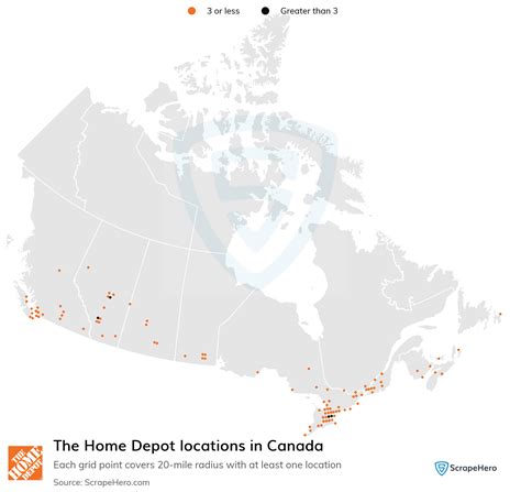 Number of The Home Depot locations in Canada in 2026 | ScrapeHero