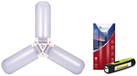 Buy SYSKA Fab-4001 Fan Shaped Base B22 40-Watt Led Bulb (White, Pack Of ...