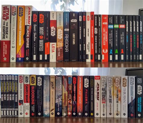 My updated Star Wars Canon Books Collection : r/starwarsbooks