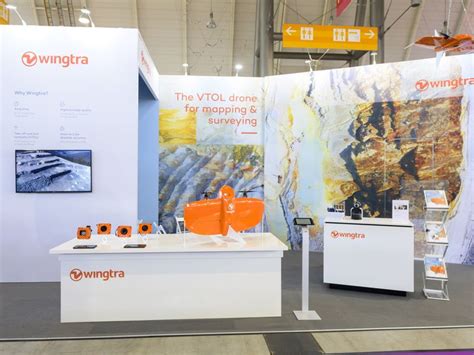 Display Vision International — Wingtra trade show booth 2019