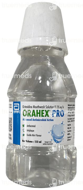 Orahex Pro Mouth Wash 150 Ml - Uses, Side Effects, Dosage, Price | Truemeds