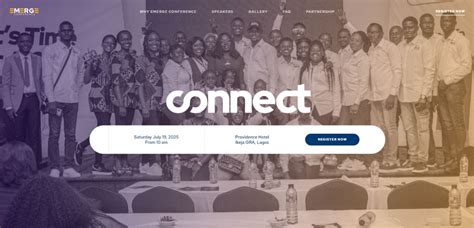 Emerge Conference 6.0, The Providence Hotel, Lagos, 19 July 2025 ...
