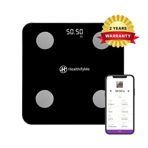 HealthifyMe Smart Scale | Track 11+ Key Body Metrics | 1 Month ...