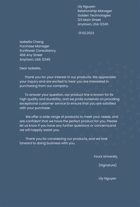 Business Letter Format Sample 的图像结果