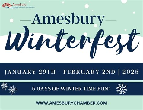 Amesbury Winterfest, Amesbury (town), Massachusetts, 29 January to 2 ...