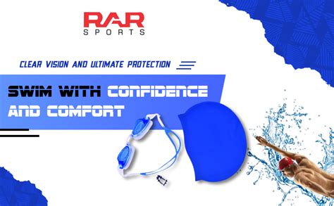 Buy RAR SPORTS Swimming Goggles Set with UV and Anti Fog Protection ...