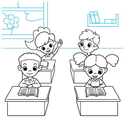 Classroom Drawing for Kids 的图像结果