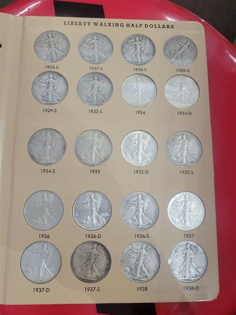1916-1947 Walking Liberty Half Dollar Set- 65 Coins Missing ONLY 1921-D ...