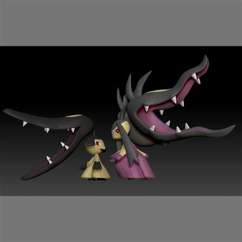 Archivo STL Pokemon Mawile Mega Evolución 🐉・Plan de impresora 3D para ...