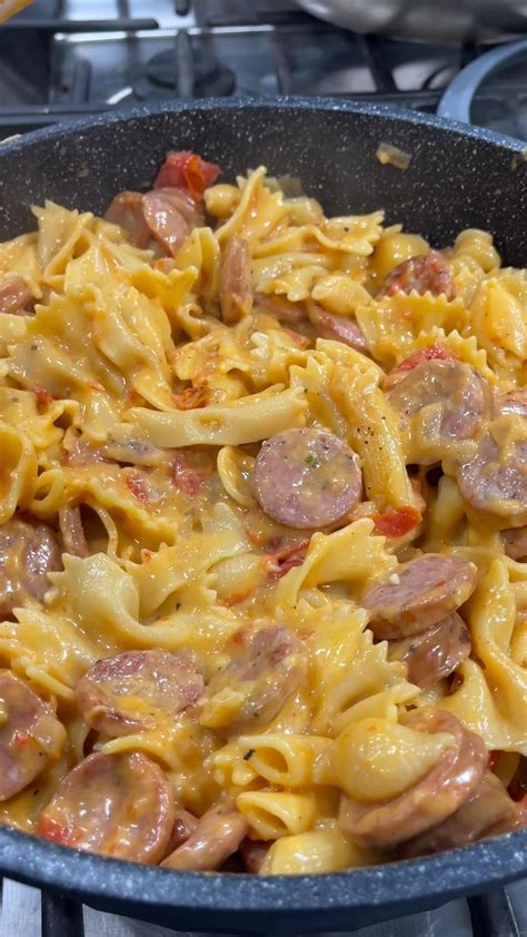 One pot smoked sausage pasta – Artofit